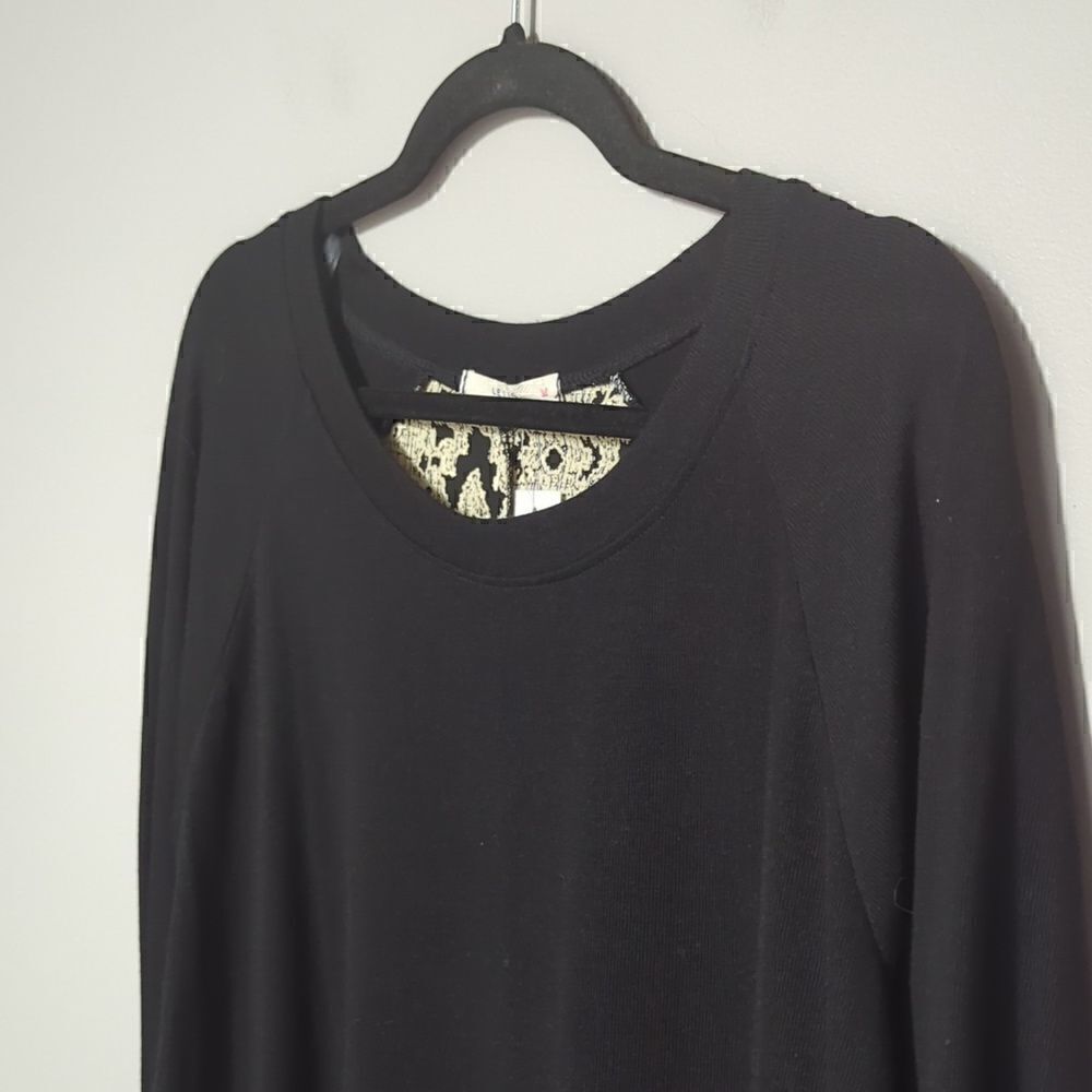 NWT Self Black and Cream Blouse - Picture 2 of 6